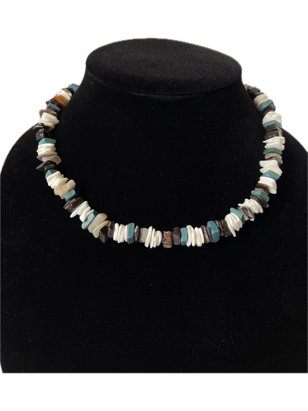 Puka Shell Sea Glass Quartz Necklace Ron Jon Surf Shop Vintage